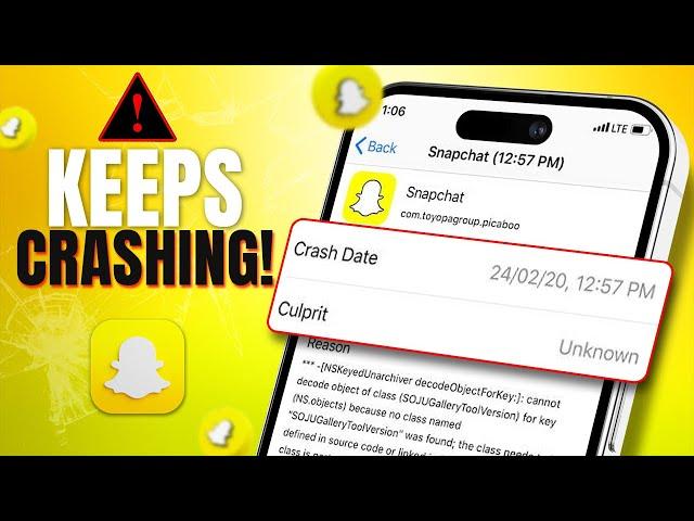 How to Fix Snapchat Not Working on iPhone | Snapchat Keeps Crashing on iOS