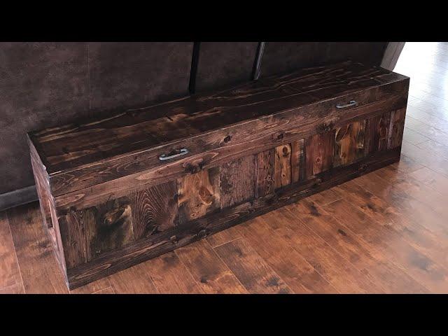 How to Build Rustic Chest Storage Box