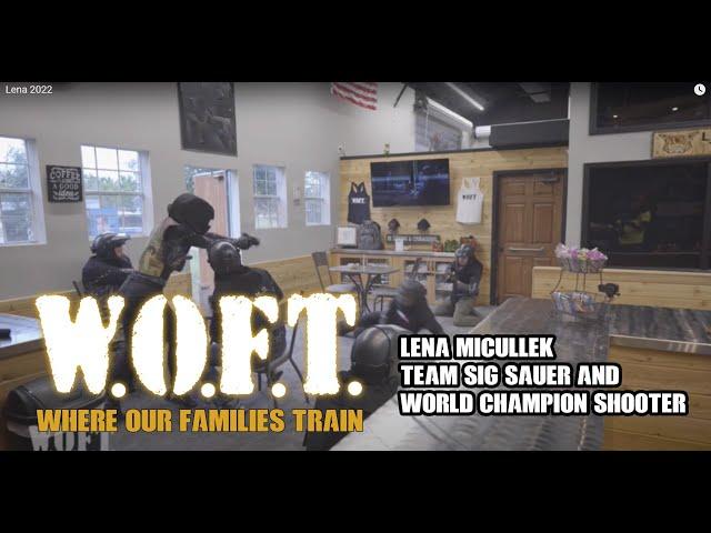 Lena Miculek Team SIG Sauer and World Champion Shooter on Training at the WOFT.