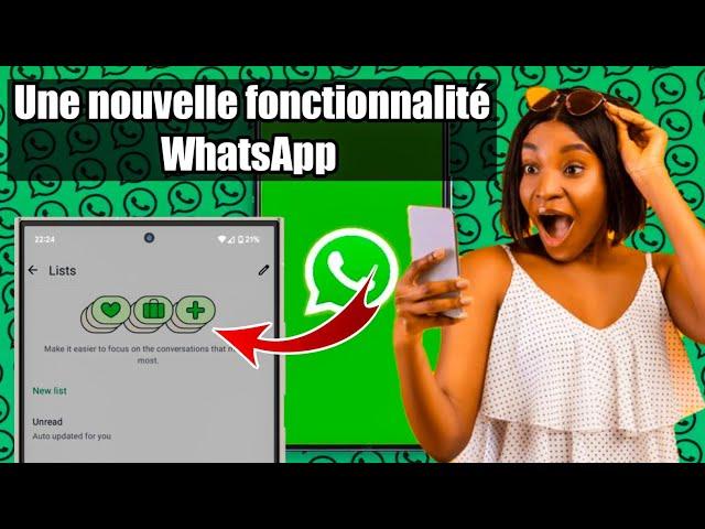 Tu vas aimé cette nouvelle fonctionnalité Whatsapp