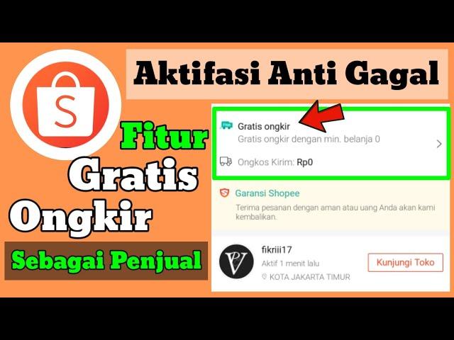 Terbaru ! Cara Daftar Gratis Ongkir Di Shopee Sebagai Penjual 2021 | Aktivasi Gratis Ongkir Shopee