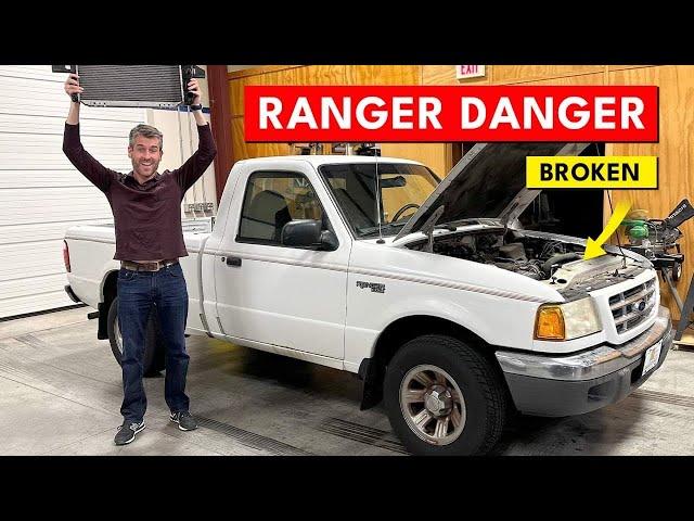 My Uncle RUINED His Ford Ranger Transmission... But The Fix Was SUPER Easy, And Gross!