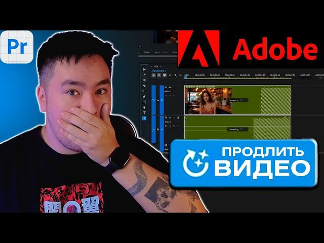 НОВИНКА Adobe Premiere Pro - Generative extend. Нейросети 2024