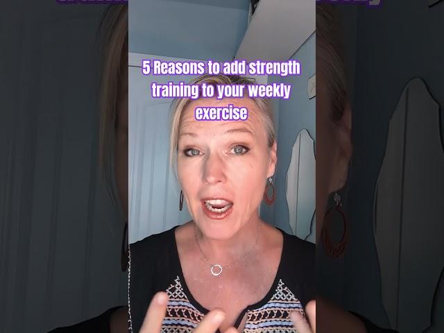 5 Important Reasons to add Strength Training to your weekly exercise plan #menopause #perimenopause