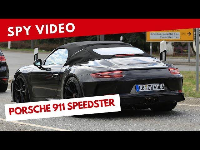 Porsche 911 Speedster 2019 | Spy video (July 2018)