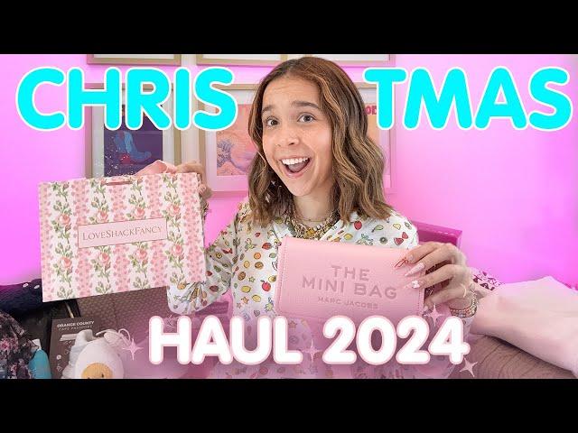 Christmas Haul 2024 (new camera, designer bag, love shack fancy, etc)