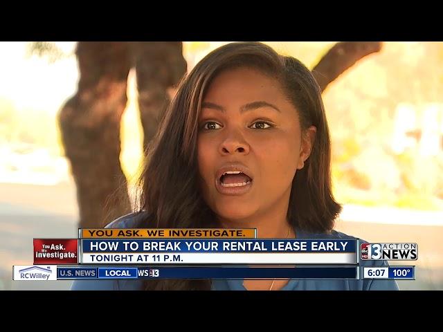 Need to leave? How to break your rental lease early in Nevada