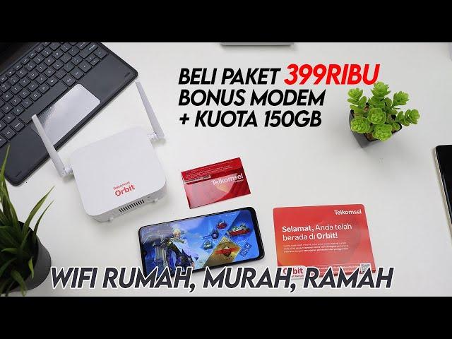 WIFI MURAH MERIAH TANPA KABEL !! BUAT DIRUMAH DENGAN ORBIT STAR G1