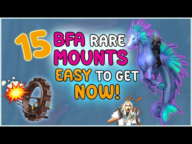 15 BFA Rare MOUNTS & HOW To Get Easily in Dragonflight! WoW