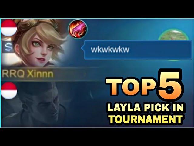 WHAT HAPPENED WHEN PRO PLAYERS PICKED LAYLA IN TOURNAMENT | MLBB