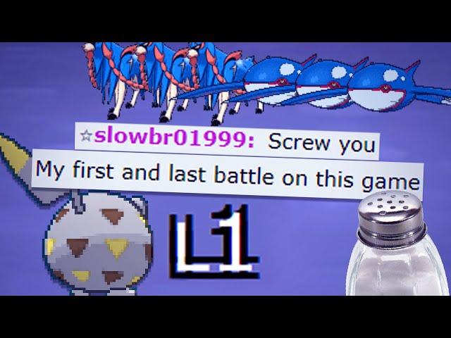 LEVEL 1 TOGEDEMARU makes TOXIC UBER NOOB SALTY on pokemon showdown