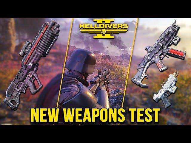 All New Weapons Showcase (Truth Enforcers) in Helldivers 2