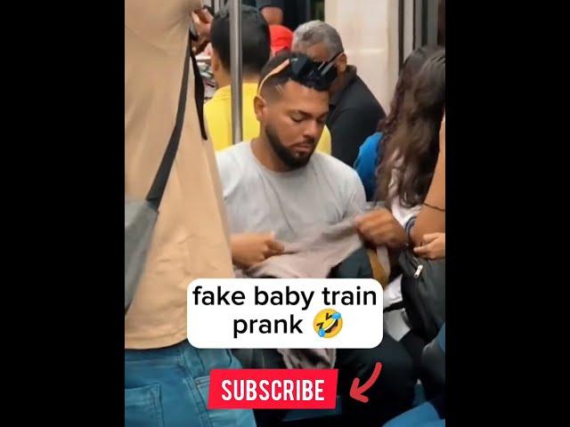 Fake Baby Train Prank To Get A Seat  Try Not To Laugh | Funny Prank Comedy