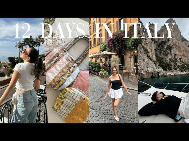 WEEK IN MY LIFE: ITALY! Bologna, Rome, Naples, Sorrento + more!  family, food, f1