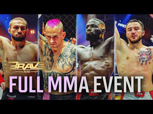 BRAVE CF 55 Russia: Watch FREE Full MMA Event And Fights Now! #freemmafights