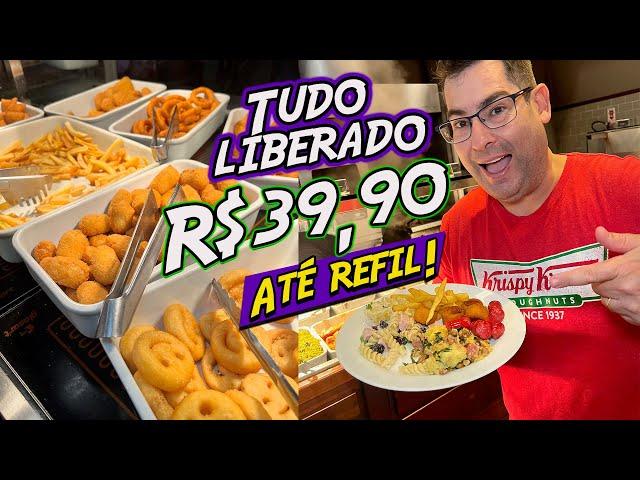 Viralizou Buffet e Rodizio por R$39, c/ Refil liberado! Treno