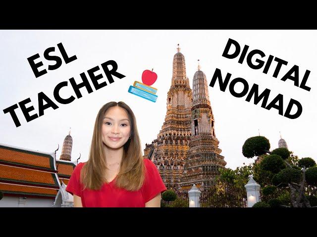 How I Travel the World as an Online Teacher (Digital Nomad 2024)