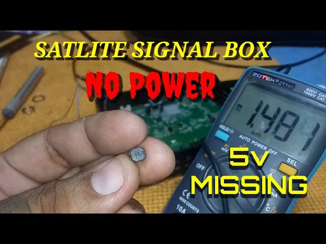 Satlite Signal Box Repair | No Power | 5v Missing | Buck Converter