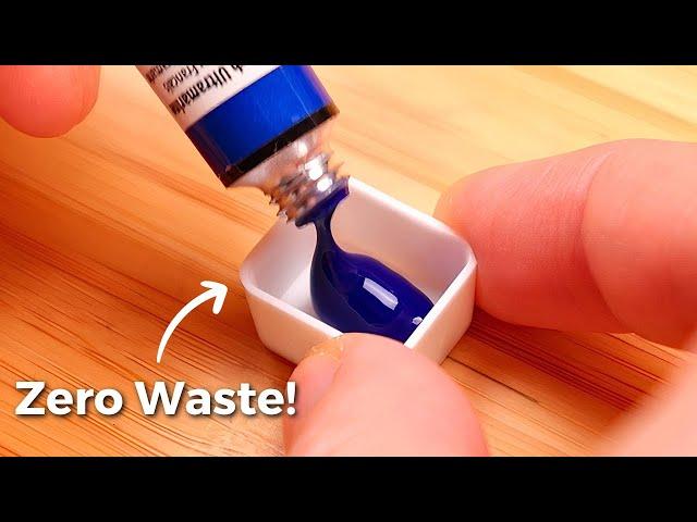 How to use watercolor tubes like a PRO ARTIST. Plus, the #1 tip to save hundreds of dollars on paint