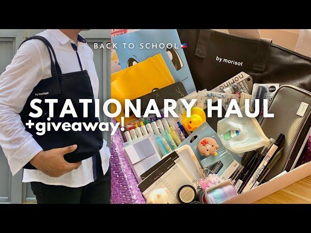 UNBOXING Stationary Pal: A Back to School Haul + GIVEAWAY | Jett Alejo