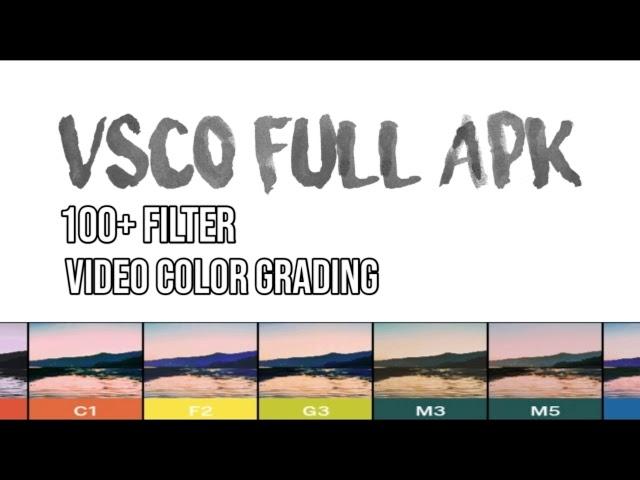 VSCO MOD APK 168 (Full Pack Unlocked, All Filters)