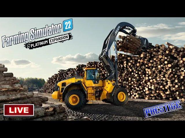 Logging Operations In SilverRun Forest | Farming Simulator 22