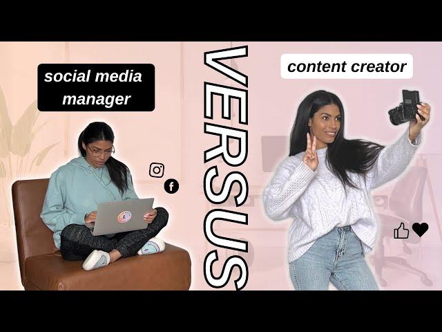 Social Media Manager vs. Content Creator?