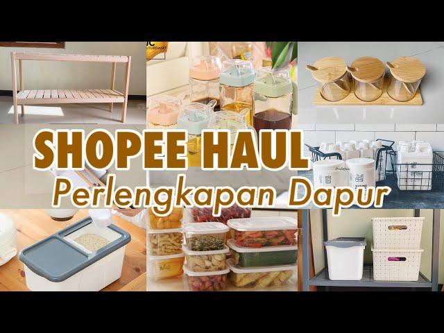 SHOPEE HAUL PERLENGKAPAN DAPUR MURAH #2 | harga mulai Rp. 9000 