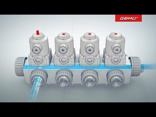 Industry: Multi-port valve block plastics (English)