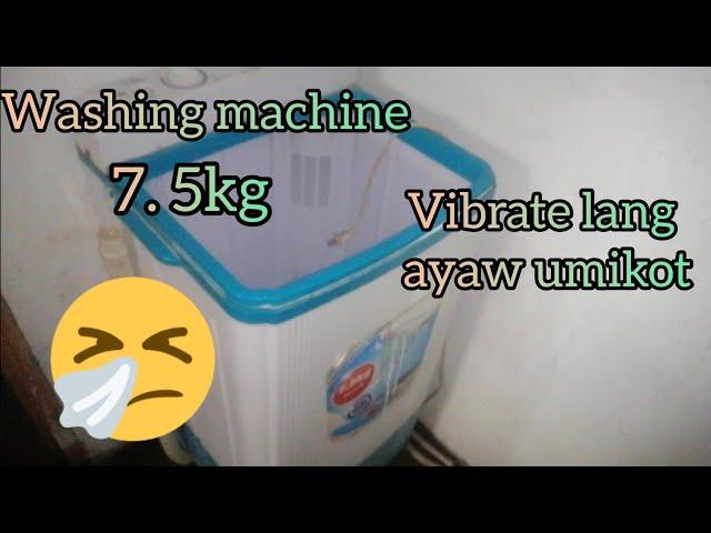 Washing machine ayaw umikot vibrate lang pano ayusin