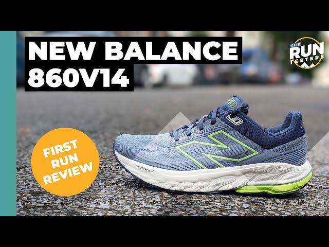 New Balance 860V14 First Run Review | A moderate stability shoe daily training