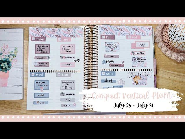 ERIN CONDREN COMPACT VERTICAL PWM (July 25-31)