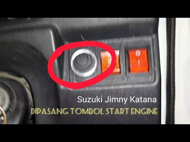 mobil jadul dipasang tombol start engine atau starter engine