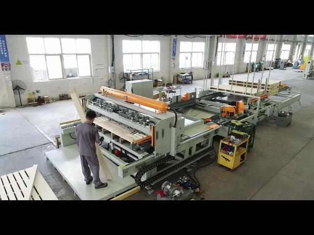 SF9026X wood pallet nailing machine line for making 2.4m large wood pallet