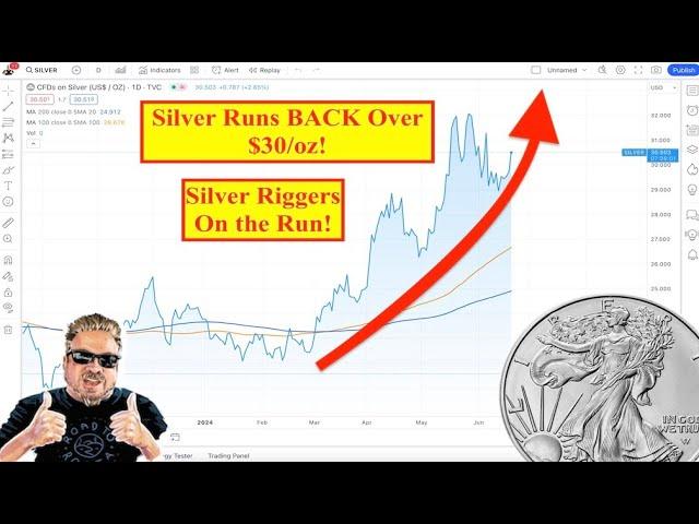 SILVER ALERT! Silver Climbs BACK Above $30/oz as Theta Screams "BUY ME!" (Bix Weir)