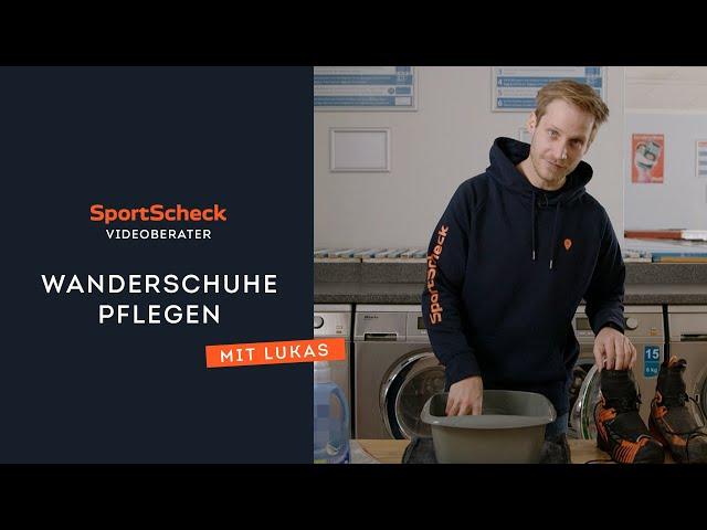 SportScheck Videoberater mit Outdoor-Experte Lukas Ebenbichler | Wanderschuhe pflegen