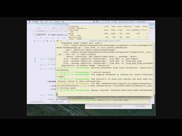 Python Boot Camp Fall 2016_Part 1_Basic Training