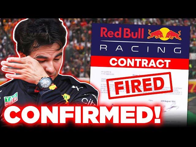 BREAKING NEWS: Red Bull FINALLY TERMINATED Sergio Perez from F1 2025!