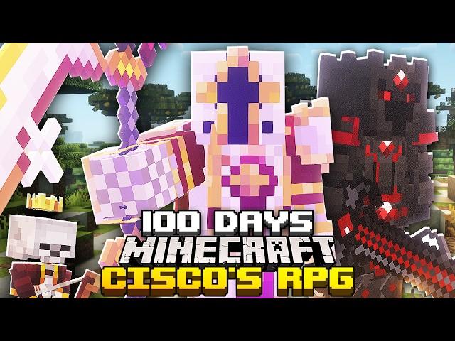 I Survived 100 Days in Cisco's Medieval RPG in Minecraft