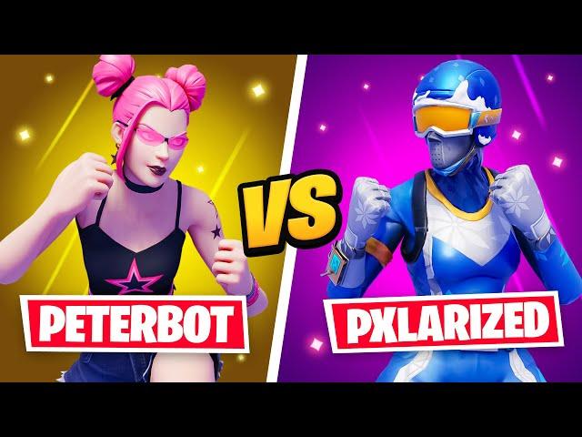 The Ultimate Fortnite 1v1 - Pxlarized vs. Peterbot