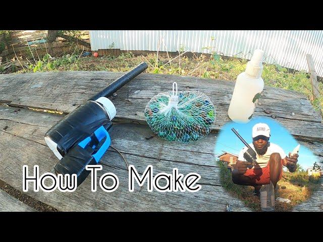 how to make marble air gun (Beze Hunting)