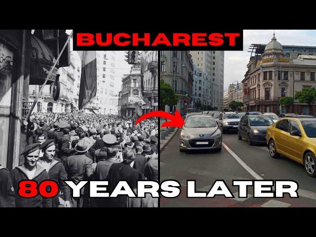 Bucharest WW2 Then and Now: Rare Historical Photos Reveal Romania’s Transformation