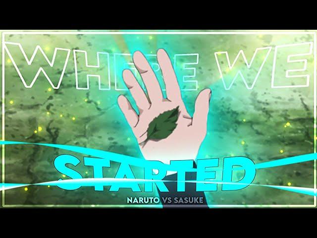 Lost Sky - Where we started // Naruto Vs Sasuke [Edit/AMV] [Tutorial?]