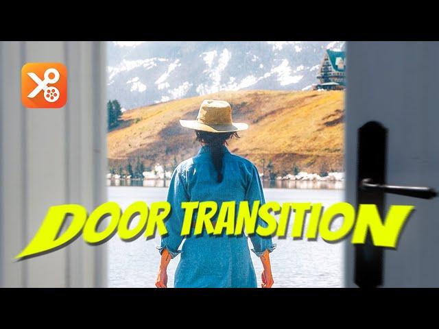 How to Make Door Opening Transition in YouCut?️ | Video Editing Tutorial |