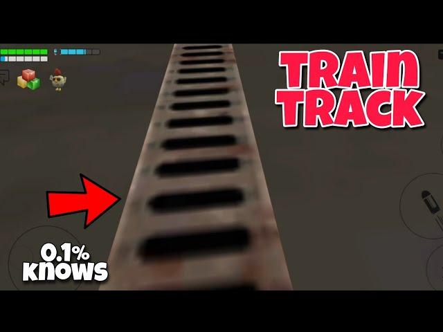 train track found in chicken gun ! chicken gun new update! new secrets stuffs found!