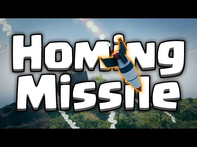 How to make a Homing Missile in Unity with Trajectory Prediction (source included)