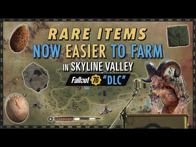 Rare Items, Ingredients, And Junk Now Easier To Farm In Skyline Valley - Fallout 76