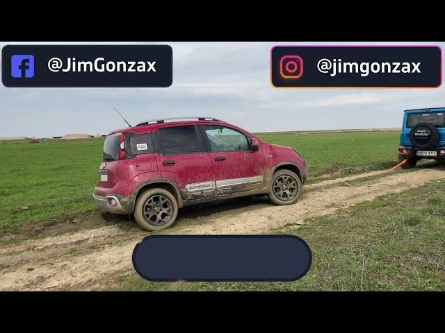 4x4 test►Fiat Panda 4x4 vs Suzuki Jimny◄Off Road in mud