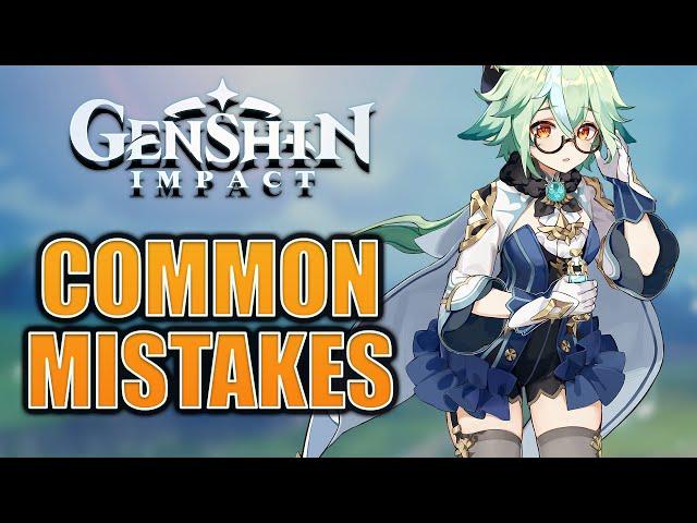 COMMON MISTAKES GUIDE | Genshin Impact CN OBT