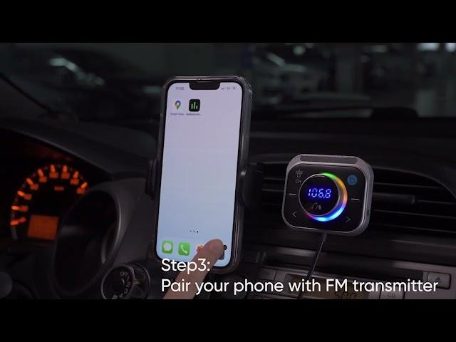 How to connect for the best sound？----2022 Bluetooth 5.3 FM Transmitter